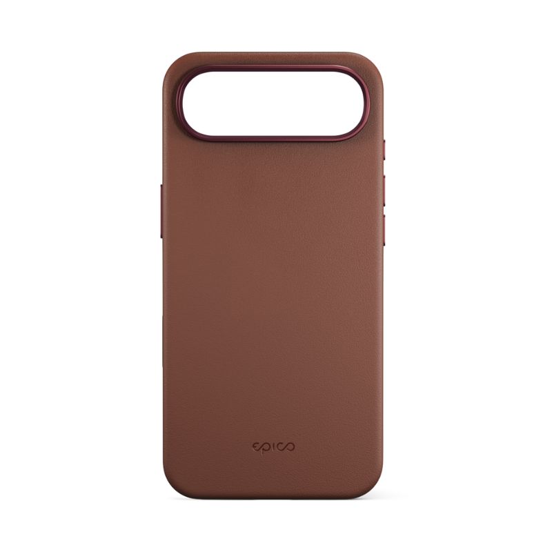 Epico Leather Pro Mag+ Case | iPhone Air | hnědá | Qi2 & MagSafe kompatibilní (ochrana camera island)