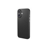 Epico Mag+ Hybrid Carbon Case iPhone 16 - čierny
