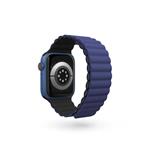 Epico magnetický pásek pro Apple Watch 42/44/45mm - černý/modrý
