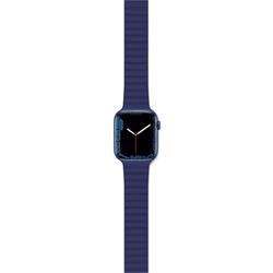 Epico magnetický pásek pro Apple Watch 42/44/45mm - černý/modrý