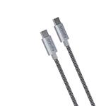 Epico Opletený kabel USB-C na USB-C 1.2m - vesmírně šedý