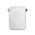 Epico Qi2 Ultrathin Wireless Car Charger MagSafe compatible - stříbrná/bílá
