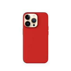 EPICO SILICONE MAGNETIC - MAGSAFE COMPATIBLE CASE iPhone 14 Pro Max - tmavo červená