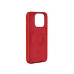 EPICO SILICONE MAGNETIC - MAGSAFE COMPATIBLE CASE iPhone 14 - tmavo červená