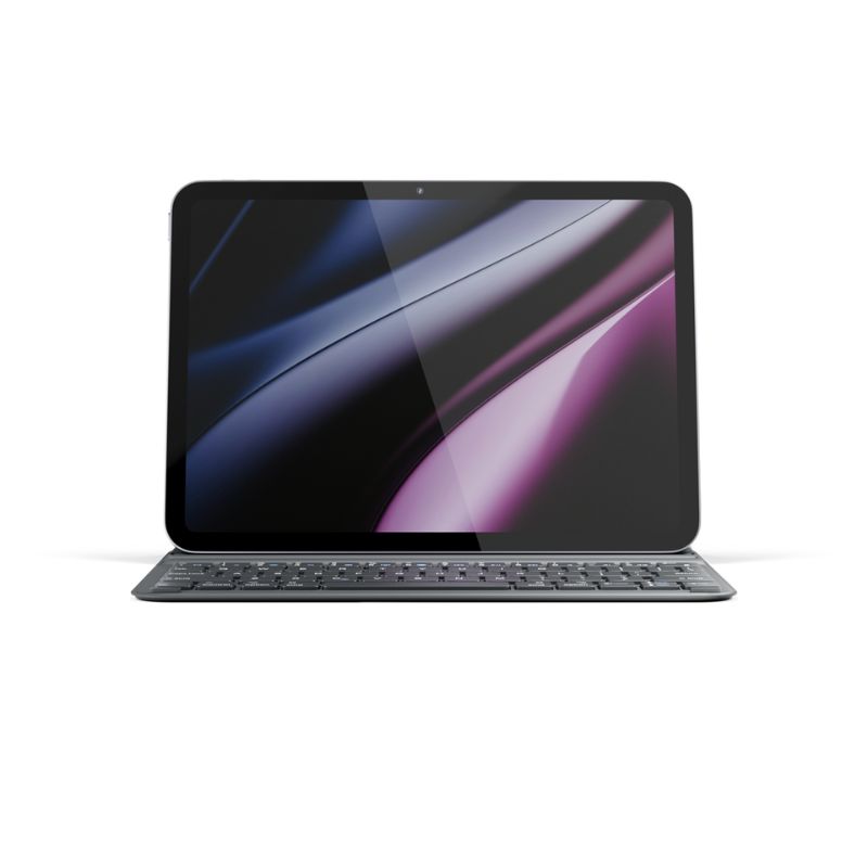 Epico UltraBoard ploché pouzdro s klávesnicí EK20 | Apple iPad 10,9" (2022)/11" (A16) | šedá | CZ