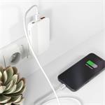 Epico UltraBoost GaN 65W plochá AC rýchlonabíjačka EA65 - biela