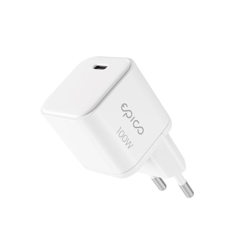 Epico UltraBoost Micro AVS GaN 100W dynamický síťový adaptér EA100b | bílá | technologie GaN & Power Delivery