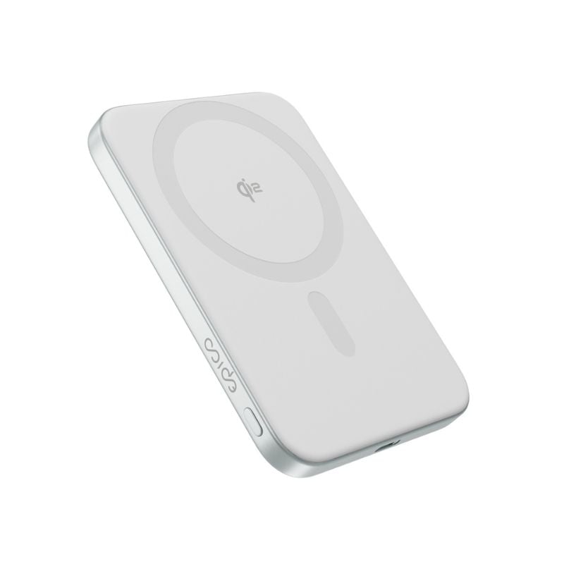 Epico UltraPack Qi2 Slim 5000 mAh hliníková bezdrôtová powerbanka Mag+ EM51 | strieborná