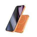 Epico UltraPack Qi2 Slim 5000mAh hliníková Mag+ bezdrôtová powerbanka EM51 | oranžová | 15W
