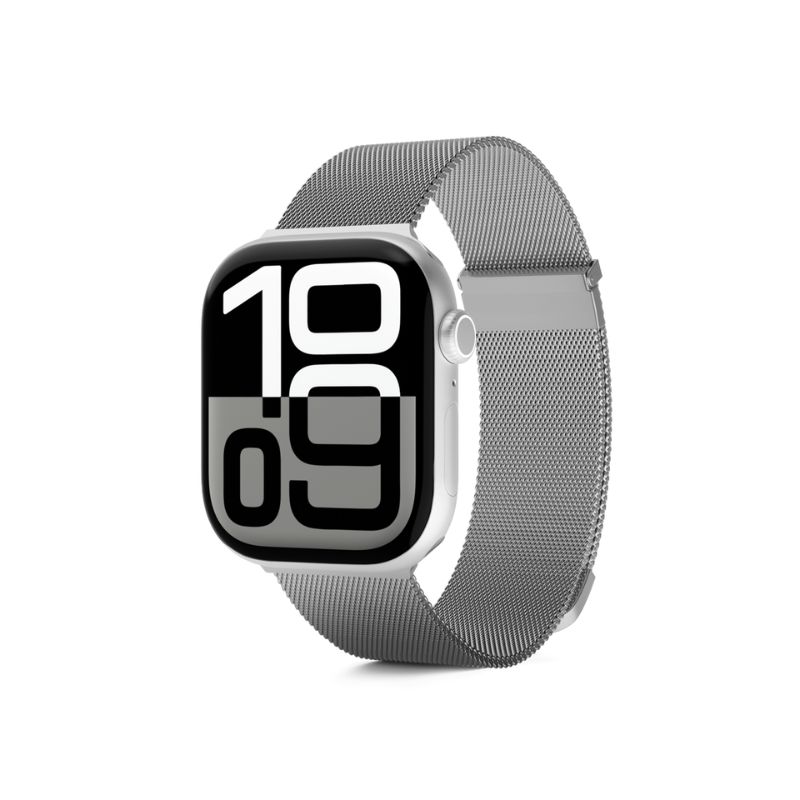 Epico Watch Strap Milanese+ 38/40/41 mm – strieborný