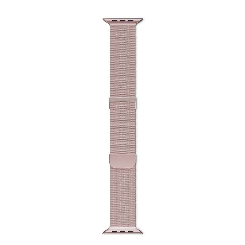 Epico Watch Strap Milanese+ 42/44/45/49 mm – ružovo-zlatá