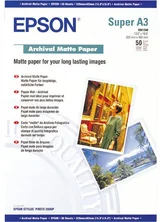 Epson papier Archival Matte Paper, A3+, 50 listov, 192g/m2 C13S041340