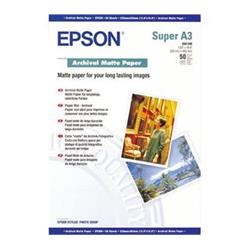 Epson papír Archival Matte Paper, A3+, 50 listů, 192g/m2