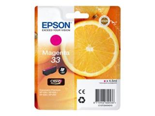 Epson Singlepack 33 Claria Ink T3343 purpurová - originálne C13T33434012