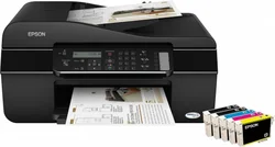 EPSON Stylus Office BX305F, A4, 34 ppm, 4 ink, LCD, FAX, USB