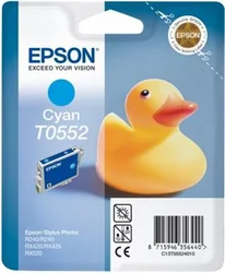 Epson T0552 Cyan 8ml pre Stylus Photo R240/R245/RX420/RX425/RX520 - originálne C13T05524010