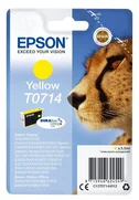 Epson T0714 Yellow 5,5ml žlutá - originální C13T07144012 - Cartridge inkoustové