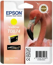 Epson T0874 Yellow Ultra Gloss High-Gloss 2 pre Stylus Photo R1900 - originálne C13T08744010