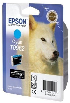 Epson T0962 Atramentová Cyan ULTRACHROME K3 pre Stylus Photo R2880 - originálne C13T09624010