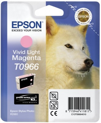 Epson T0966 Atramentová Vivid Light Magenta ULTRACHROME K3 pre Stylus Photo R2880 - originálne C13T09664010