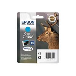 Epson T1302 Cyan 10,1ml pro Stylus SX525WD/SX620FW, Stylus Office BX320FW/BX525WD/BX625FWD - originální