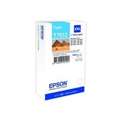 Epson T7012 XXL Cyan až 3400 stran, pro série WP4000/4500 (WP-4015,WP-4025,WP-4515,WP-4525,WP-4535,WP-4545) - originální