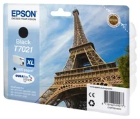 Epson T7021 XL Black, až 2400 stran, pro série WP4000/4500 (WP-4015,WP-4025,WP-4515,WP-4525,WP-4535,WP-4545) - originální C13T70214010 - Cartridge inkoustové