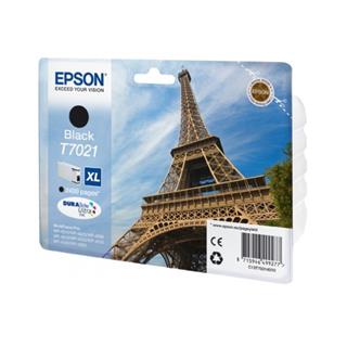 Epson T7021 XL Black, až 2400 stran, pro série WP4000/4500 (WP-4015,WP-4025,WP-4515,WP-4525,WP-4535,WP-4545) - originální