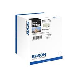 Epson T7431 Black, až 2500 stran, pro série WP-M4000/M4500 - originální