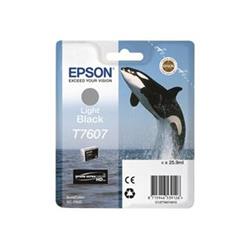 Epson T7607 Light Black, světle černá - originální C13T76074010 - Cartridge inkoustové