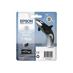 Epson T7609 Light Light Black, světlá světle černá - originální