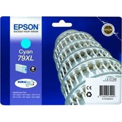 Epson T7902 XL Cyan, 17ml, pro série WF-5110DW,WF-5190DW,WF-5620DWF,WF-5690DWF - originální