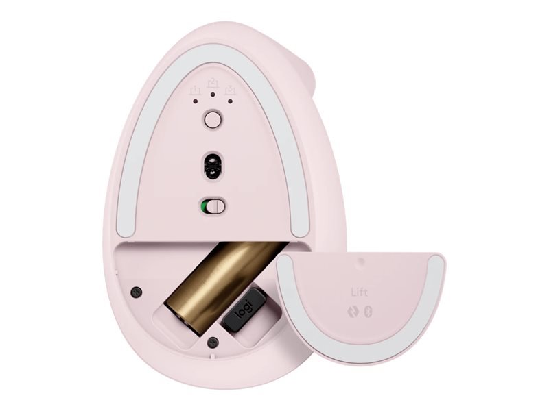 Ergonomická myš Logitech Lift Vertical Dark Rose