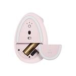 Ergonomická myš Logitech Lift Vertical Dark Rose