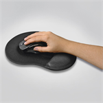 Ergonomická podložka pod myš Hama Mini, čierna