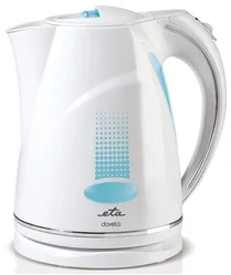 ETA 2583 90000 Rychlovarná konvice DOVELA, 2200W, 1.7l, bílá/modrá