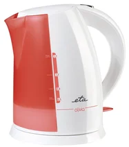 ETA 3583 90010 Rychlovarná konvice OLIVIA, bílá/červená, 2200 W, 1.7l, vyjímatelný filtr