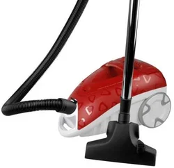ETA 7454 90008 vysavač TRINO 2000 W/430 W červená barva, papírový filtr 3l, HEPA filtr