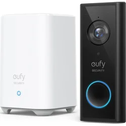 Eufy Video Doorbell 2K black (Battery-Powered) + Home base 2 E82101W4
