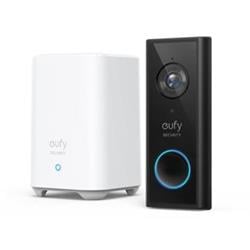 Eufy Video Doorbell 2K black (Battery-Powered) + Home base 2