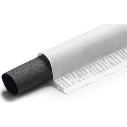 EURO STRAWS - Prírodné minerálne slamky Basic 6x210mm , Charcoal Black, 200ks, jednotlivo balené