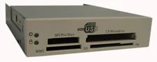 Eurocase CARD READER CR201A/CR01 33in1 WHITE (3,5˝) USB