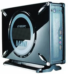 Eurocase ITX 850 (černá/černá) + adaptér Seasonic 230V 90/60W