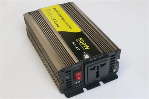 Eurocase měnič napětí REM500, AC/DC 12V/230V, 500W, USB