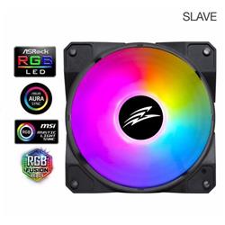 EVOLVEO 12FS, ARGB, černý rám, ventilátor 120mm, slave