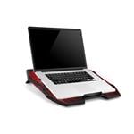 EVOLVEO Ania 14, chladicí podložka pro notebook, 5x ventilátor, červené podsvícení