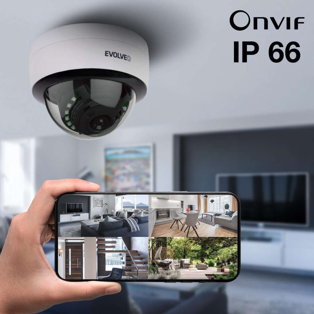 EVOLVEO Detective POE8 SMART - kamera antivandal POE/ IP
