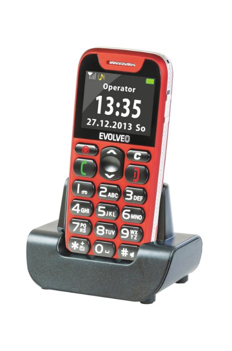 EVOLVEO EasyPhone červený