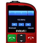 EVOLVEO EasyPhone FL červený
