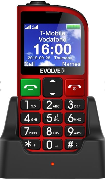 EVOLVEO EASYPHONE FM červený EP-800-FMR
